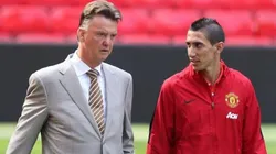 Van Gaal y Di María, cara a cara otra vez.