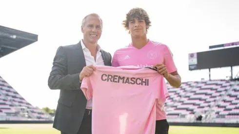 Benjamín Cremaschi firmó su primer contrato con Inter Miami.