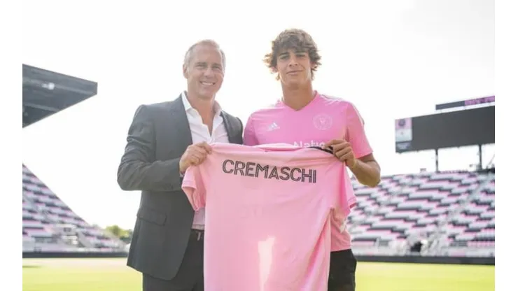 Benjamín Cremaschi firmó su primer contrato con Inter Miami.