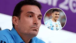 Scaloni lo confirmó: por qué Dybala no sumó minutos en Qatar