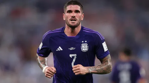 Rodrigo De Paul, en duda para Argentina vs. Países Bajos.