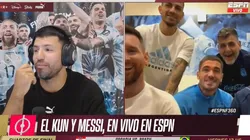 VIDEO | En medio de los rumores de su lesión, De Paul apareció en el vivo del Kun Agüero y Messi: qué dijo
