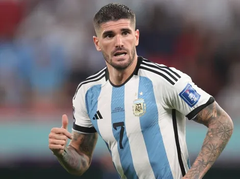 Insólito: revelan cómo se lesionó De Paul en la Selección Argentina