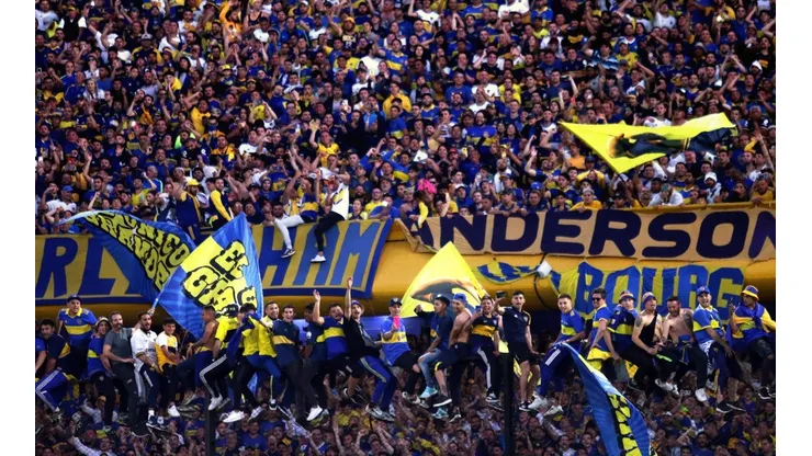 Los hinchas de Boca esperan por la fiesta en su día.