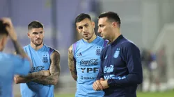 Con sorpresas: las dos formaciones que probó Scaloni pensando en Países Bajos