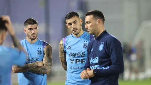 Con sorpresas: las dos formaciones que probó Scaloni pensando en Países Bajos