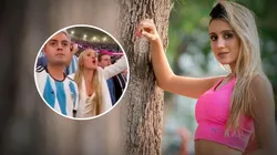 El video de Morena Beltrán desencajada en pleno Argentina-Australia.