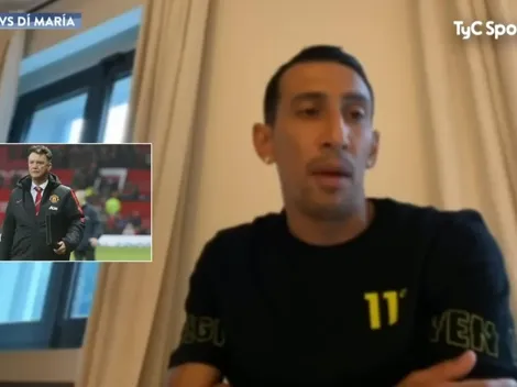 VIDEO | La bronca de Di María con Van Gaal en Manchester: "Me quería ir a la m..."
