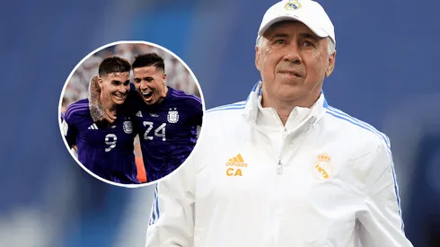 El increíble elogio de Ancelotti para Julián Álvarez y Enzo Fernández