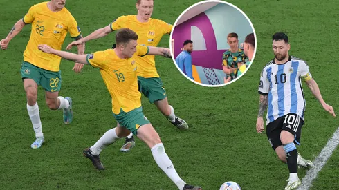 El gesto de Messi con los futbolistas de Australia tras el pase a cuartos de Argentina
