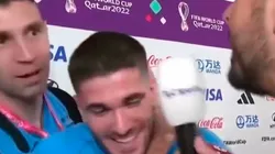 "Te amo": el divertido cruce de Dibu Martínez y De Paul tras el pase de Argentina a cuartos