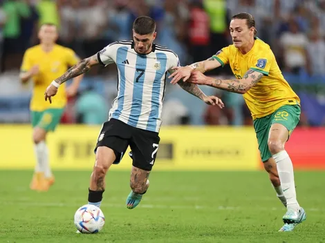 El mensaje de De Paul al hincha argentino tras el triunfo ante Australia: "Soñemos"