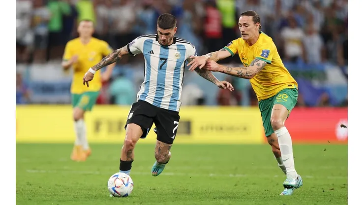 El mensaje de De Paul al hincha argentino tras el triunfo ante Australia: "Soñemos"