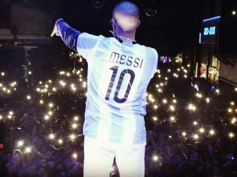 Te amamos, Benito: el tuit de Bad Bunny tras el gol de Messi