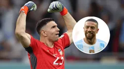 "Orgásmico": el desopilante comentario de Papu Gómez a Dibu Martínez en redes