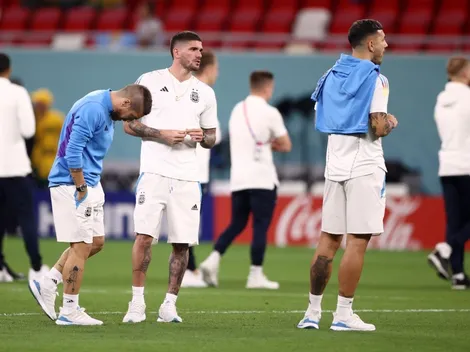 VIDEO | Al ritmo de la gente: De Paul entró al estadio cantando con los hinchas de la Selección