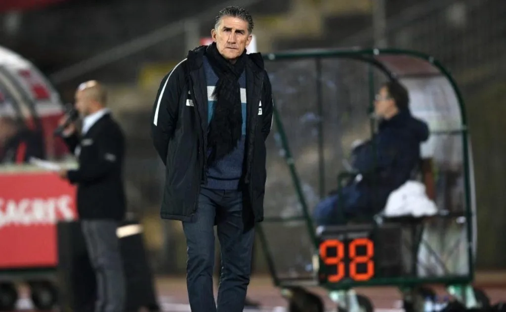 Bauza durante su etapa como entrenador.