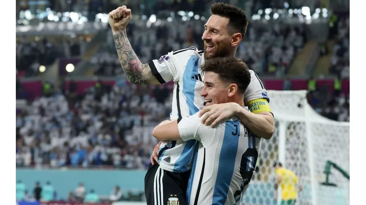 VIDEO | Como a Patronato pero en Qatar: el gol de Julián Álvarez ante Australia