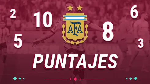 Uno x uno: los puntajes de Argentina vs. Australia