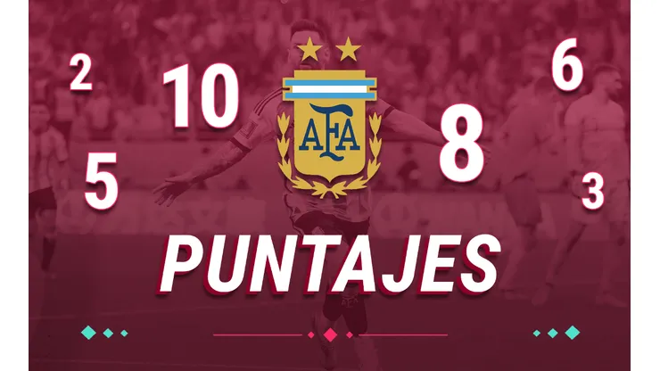 Uno x uno: los puntajes de Argentina vs. Australia