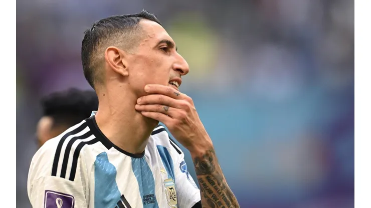 Di María entrena diferenciado a horas del partido con Australia