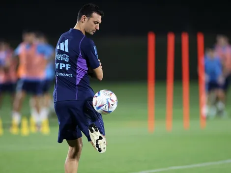 Sorpresa: los 3 jugadores que probó Scaloni para reemplazar a Di María