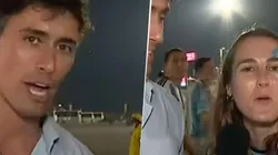 VIDEO | Una argentina se enamoró en vivo de un periodista chileno