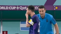 VIDEO | No se vio: ¿Qué le dijo Scaloni a Messi en el final del partido ante Polonia?