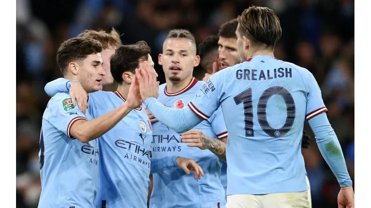 El comentario de una estrella del Manchester City para Julián Álvarez tras anotarle a Polonia