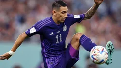 Ángel Di María, en duda para enfrentar a Australia.