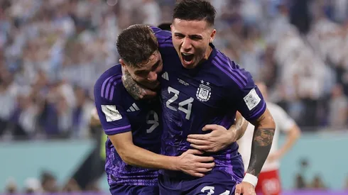 "Scuola River": lluvia de elogios del comentarista italiano tras el gol de Julián Álvarez