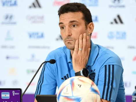 La bronca de Scaloni en plena conferencia de prensa: "No lo puedo entender"