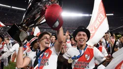 Lo habían hecho en River: Enzo Fernández y Julián Álvarez repitieron festejo en la Selección