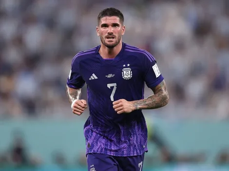 "Motorcito": el apodo que le pusieron a De Paul en la Selección