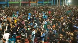 Los festejos en Bangladesh por el triunfo de Argentina ante México en el Mundial de Qatar 2022 (Foto: Captura Twitter FIFA)