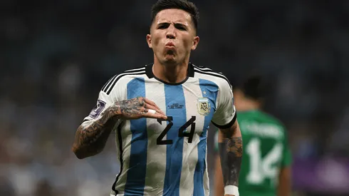 Enzo Fernández, uno de los protagonistas de la Selección de Argentina en el inicio de Qatar 2022