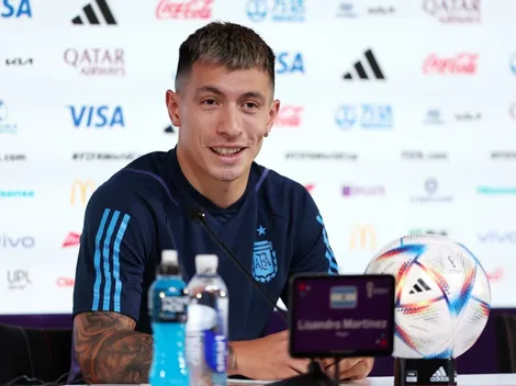 El comentario de Lisandro Martínez en conferencia que hizo estallar a todo el mundo: "Me olvidé"