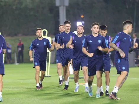 ¿Debuta ante Polonia? Scaloni probó un cambio que nadie esperaba durante el entrenamiento
