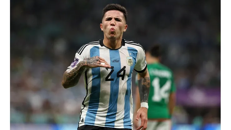 Enzo Fernández, en la mira del Real Madrid.