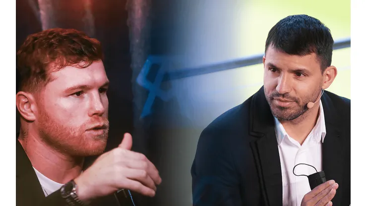 Otro fuerte cruce entre Canelo y el Kun Agüero: "Hay que tener huevos"
