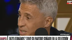 El padre de la criatura: Crespo se emocionó hablando de Enzo Fernández