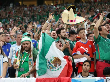 VIDEO | Pelea y piñas en plena tribuna entre hinchas de Argentina y México