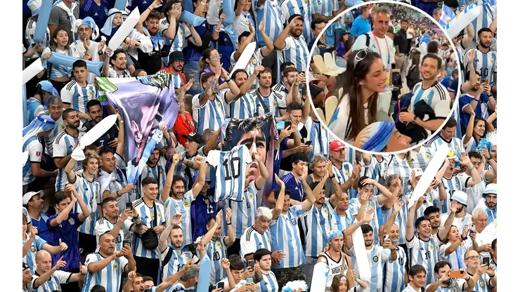 Sorprendió a todos: Tini Stoessel presente en Lusail para Argentina - México