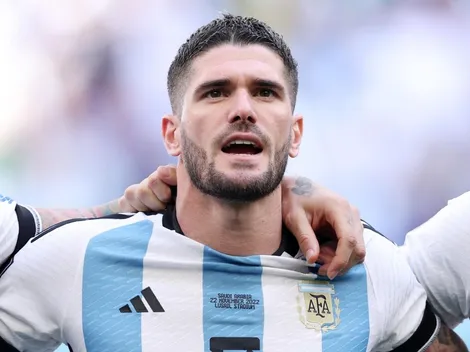 Se la jugó: el nuevo look de De Paul para enfrentar a México