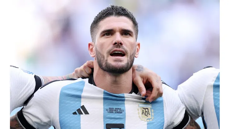 Se la jugó: el nuevo look de De Paul para enfrentar a México