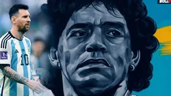 La historia que Messi le dedicó a Maradona.