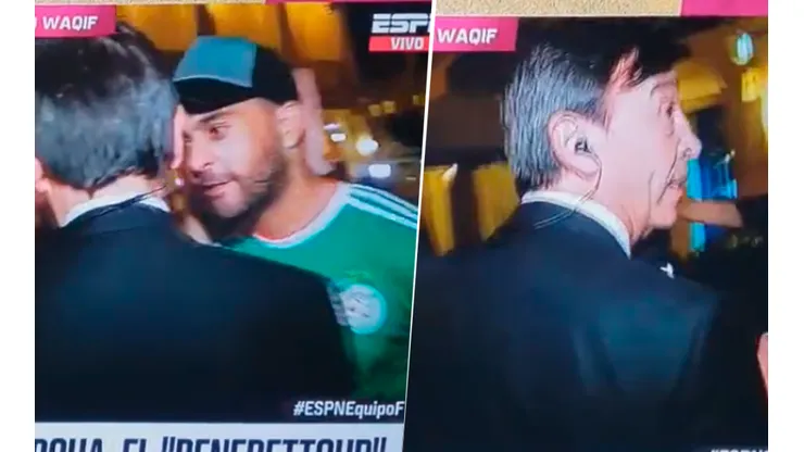 VIDEO | Repudiable: hinchas en Qatar atacaron a Marcelo Benedetto a horas del Argentina-México en pleno móvil