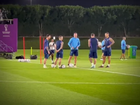 VIDEO | Reunión de referentes: la charla de la Selección Argentina antes del entrenamiento