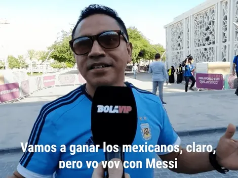 Es mexicano, está en Qatar e hizo el pronóstico más insólito para el duelo del sábado