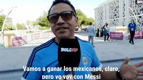 Es mexicano, está en Qatar e hizo el pronóstico más insólito para el duelo del sábado